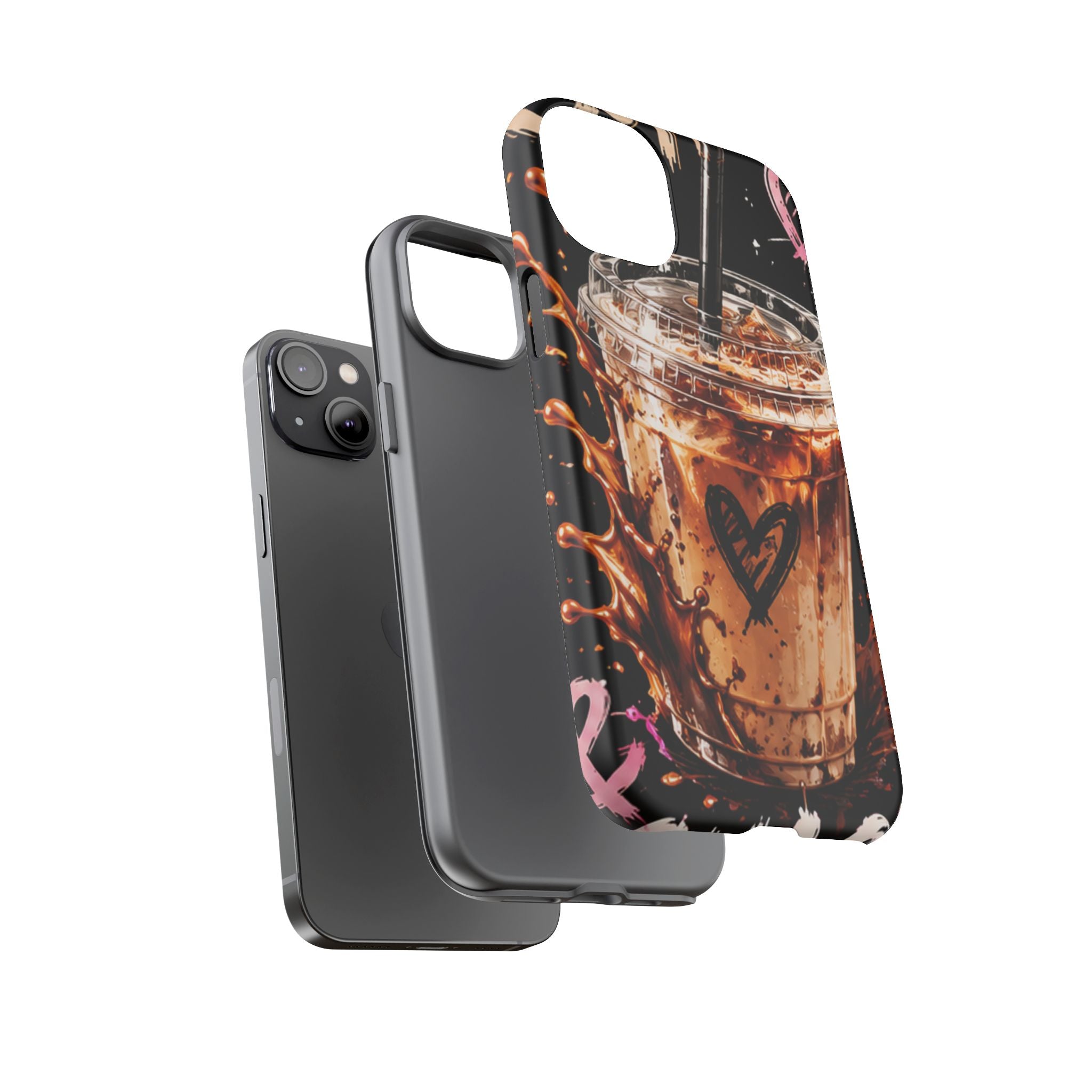 Iced Coffee Phone Case – 'Iced Coffee latte: Stylish Protective Case