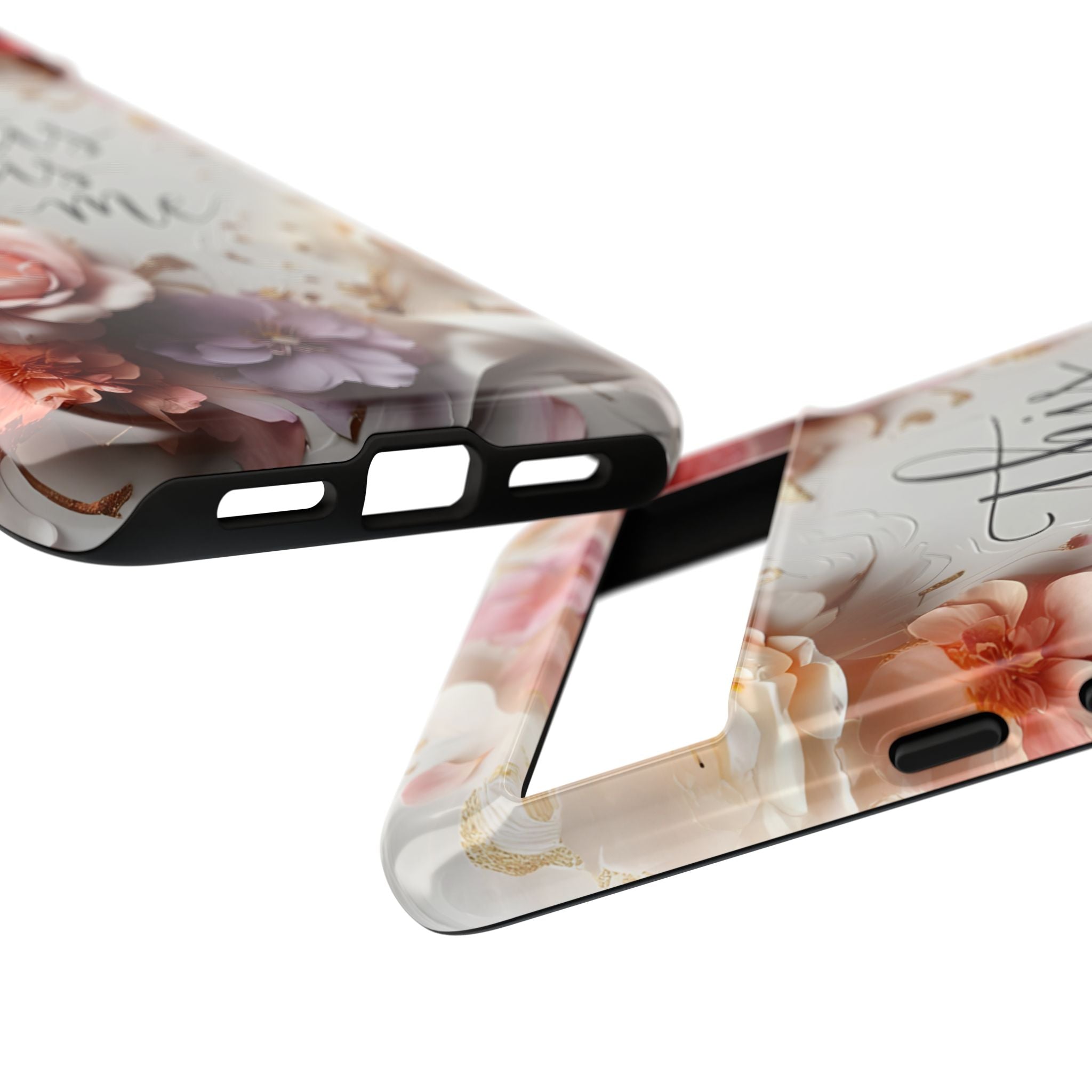 Floral "This Is Me" Tough Phone Case — Protective Floral iPhone Cover for Self-Expression, Gift for Her