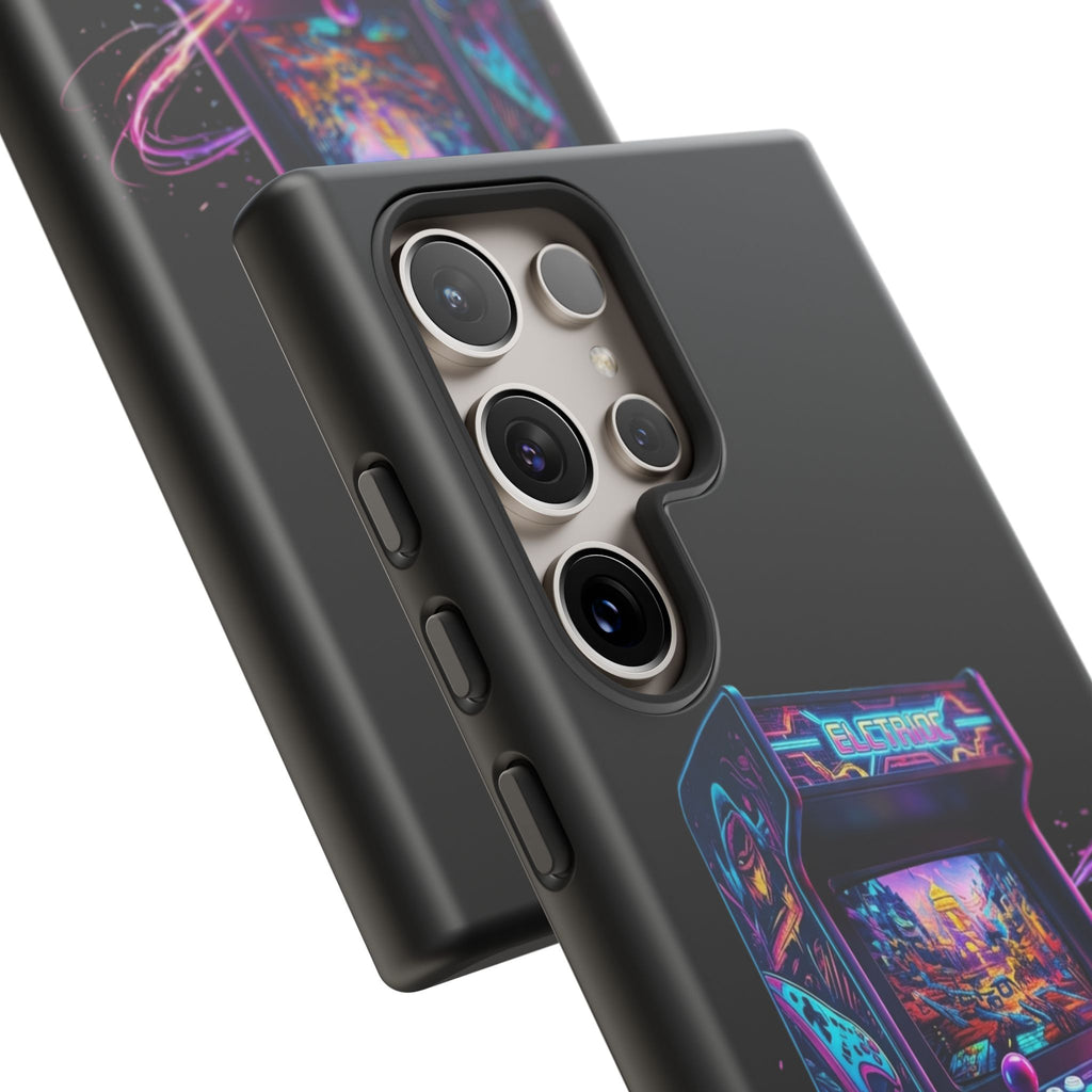 Retro Arcade Phone Case — Neon Gaming Controller Design