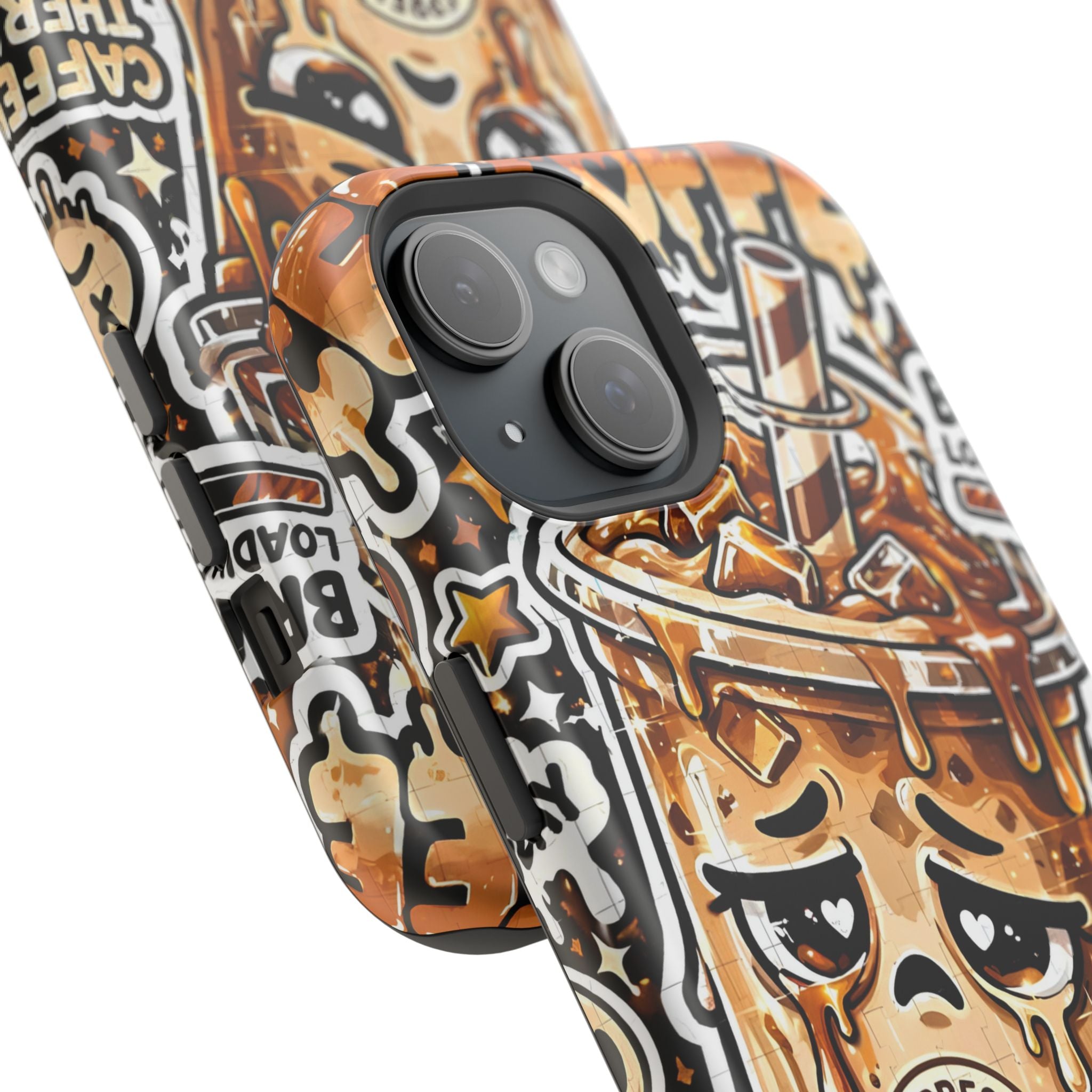 Iced Coffee Phone Case — “Sippin' & Survivin'” Magnetic Impact-Resistant Case