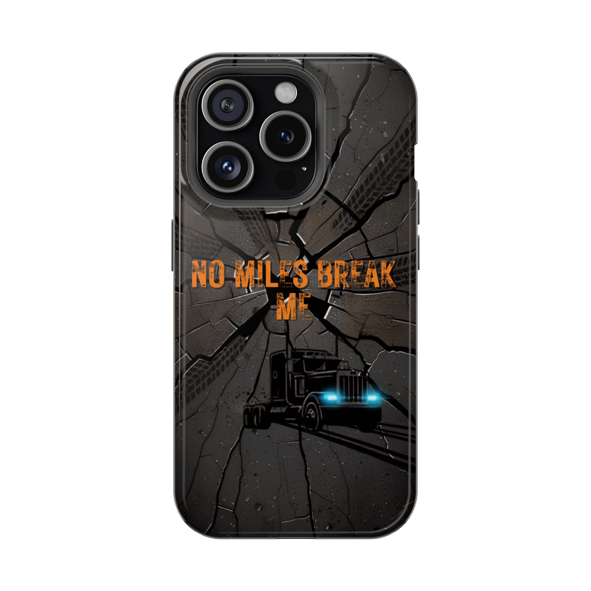 Phone Case — Fiery Semi Truck Magnetic Impact-Resistant Case