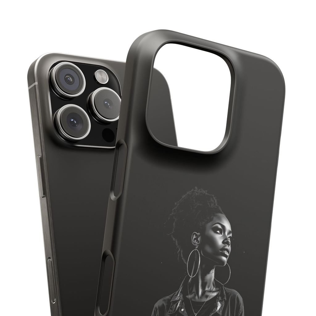 Phone Case — "Long Haul Loyalty" Black Portrait Snap Case