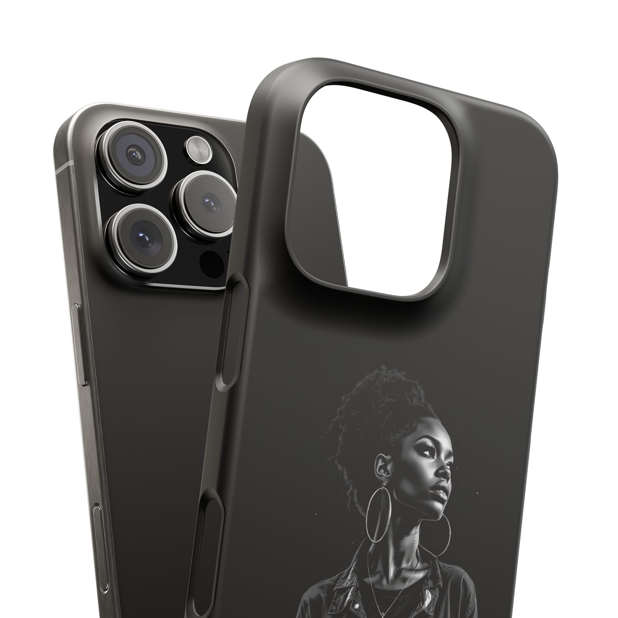 Phone Case — "Long Haul Loyalty" Black Portrait Snap Case