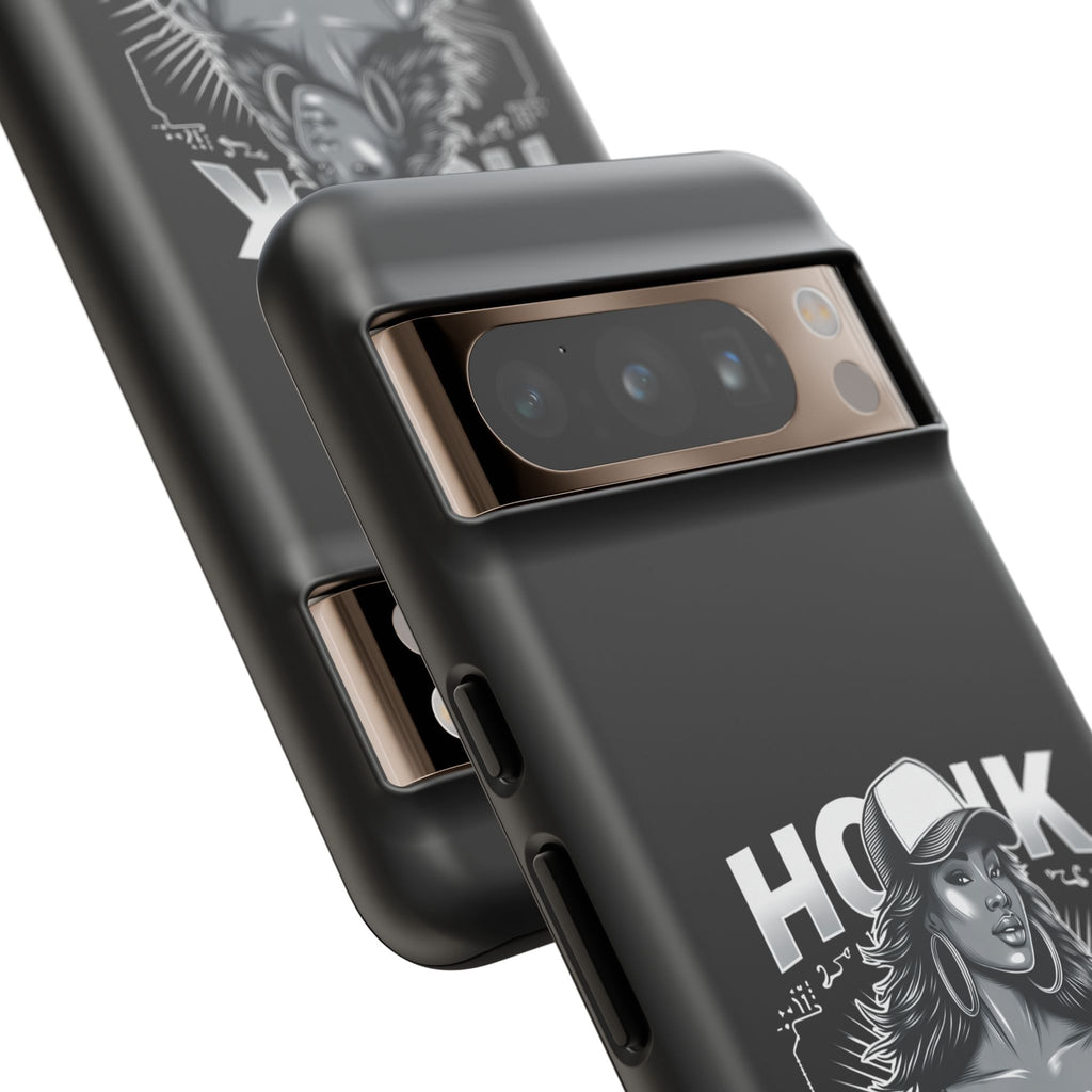 Phone Case — 'Honk' Trucker Girl Retro Semi Truck Protective Case