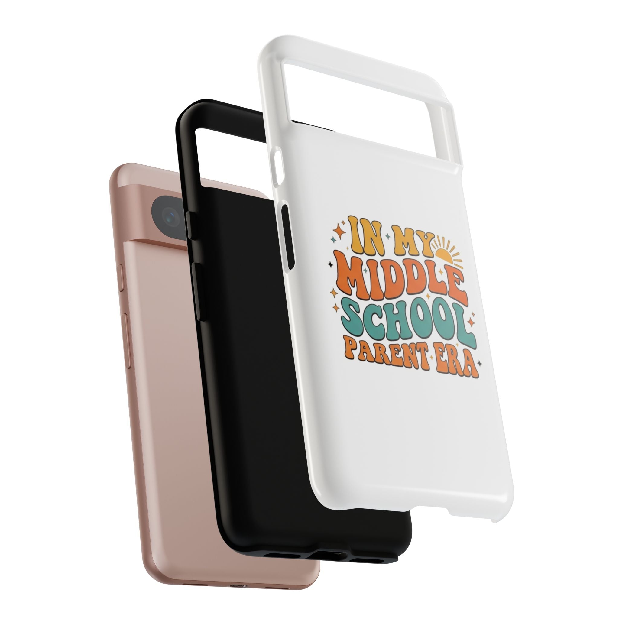 Middle School Parent Phone Case — "In My Middle School Parent Era" Retro Design