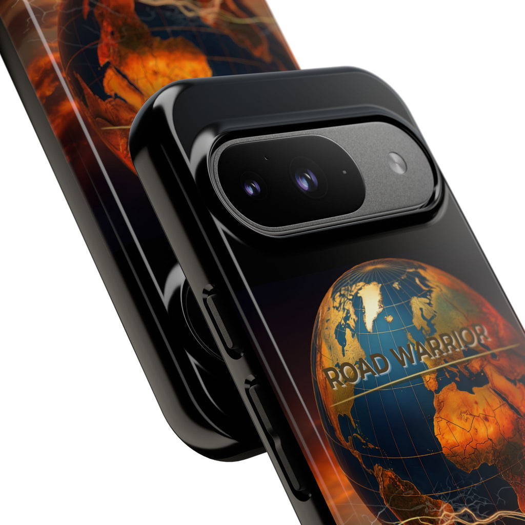 Truck Driver Phone Case — 'Global Road Warrior' Semi Truck Globe Tough Phone Cover
