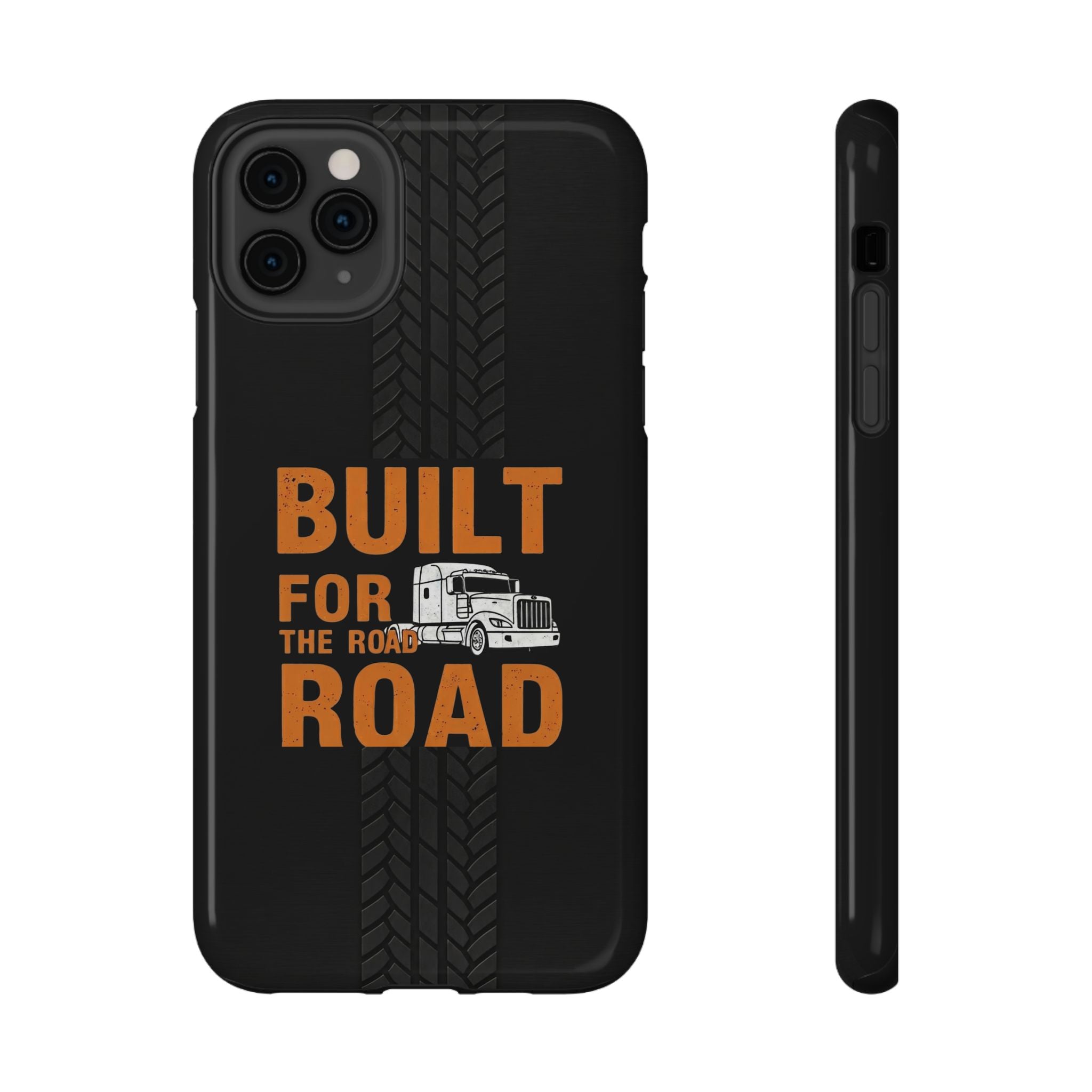Phone Case — "Built for the Road" Truck Tire-Track Impact-Resistant Case