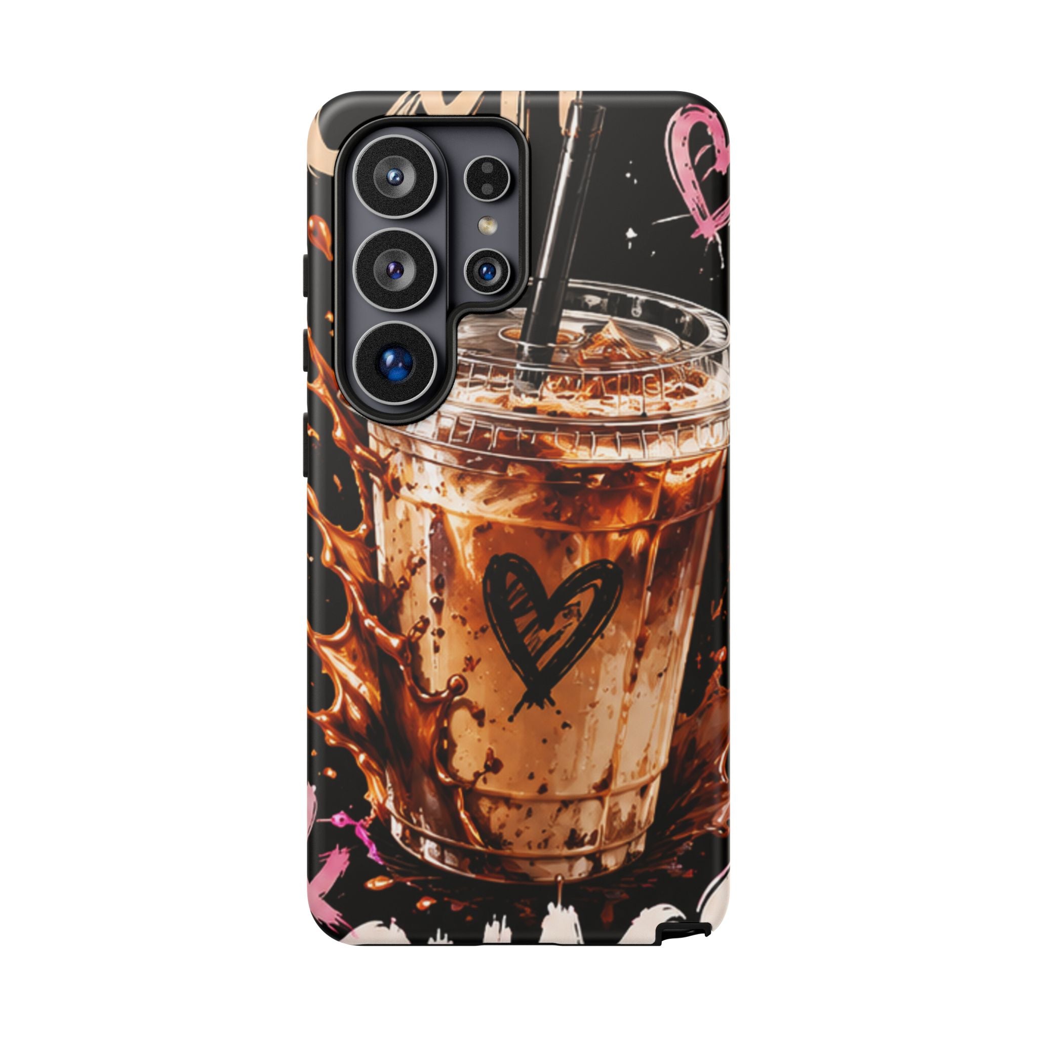 Iced Coffee Phone Case – 'Iced Coffee latte: Stylish Protective Case