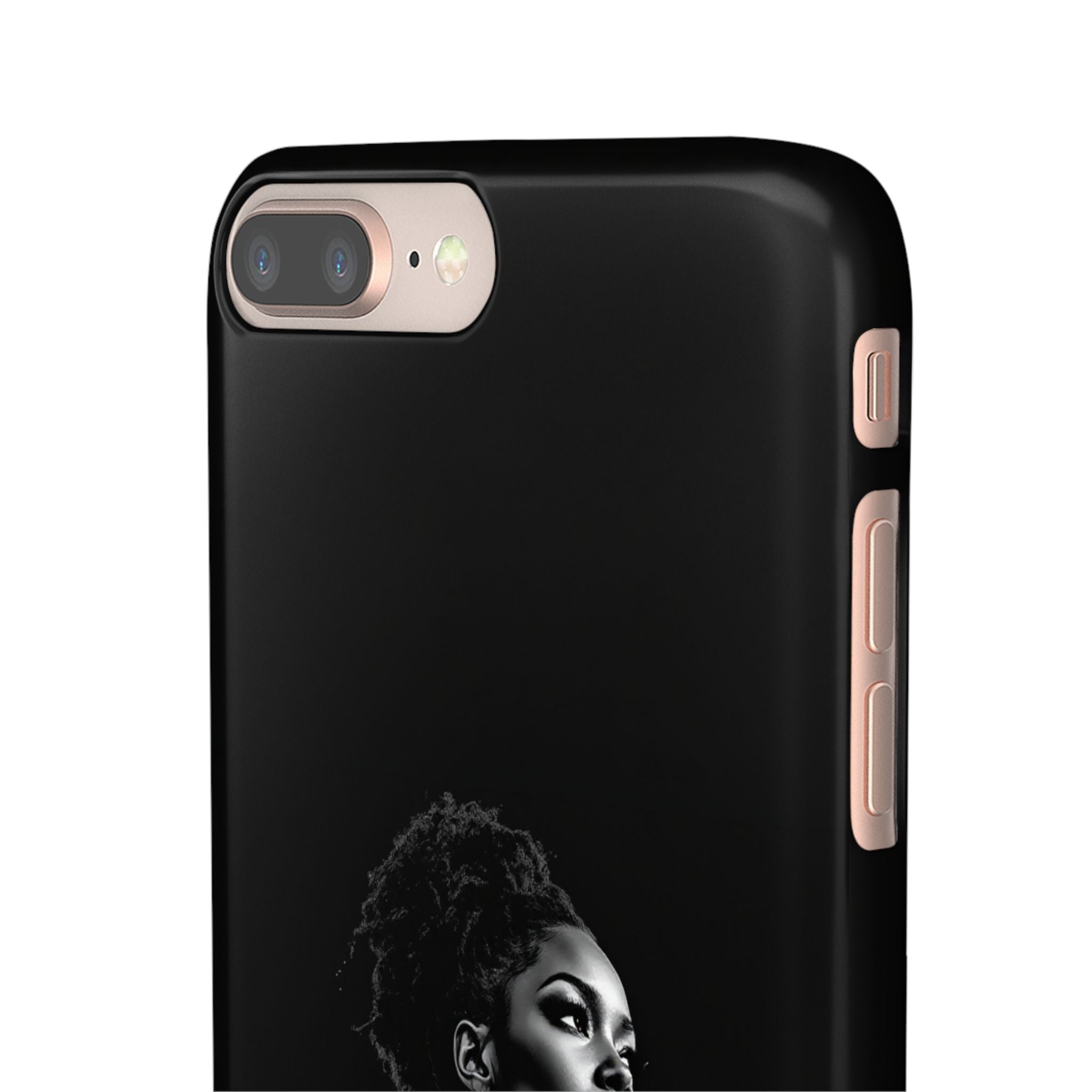 Phone Case — "Long Haul Loyalty" Black Portrait Snap Case