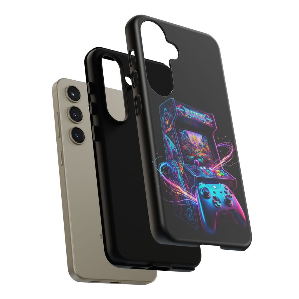Retro Arcade Phone Case — Neon Gaming Controller Design