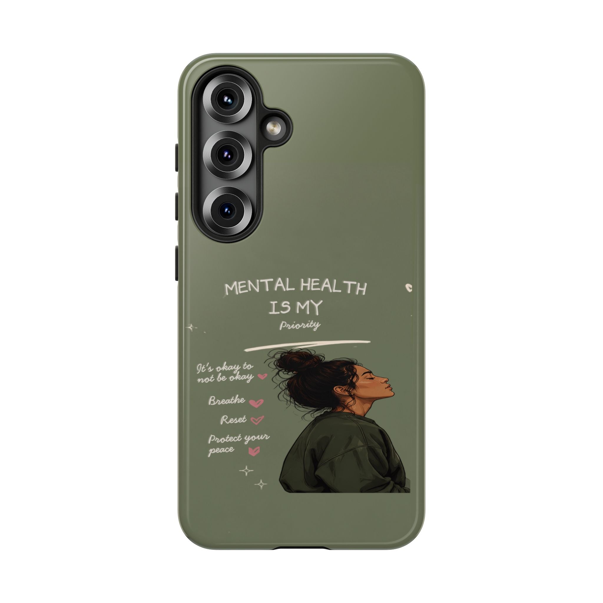 Mental Health Is My Priority Phone Case — Inspirational Protective iPhone Cover