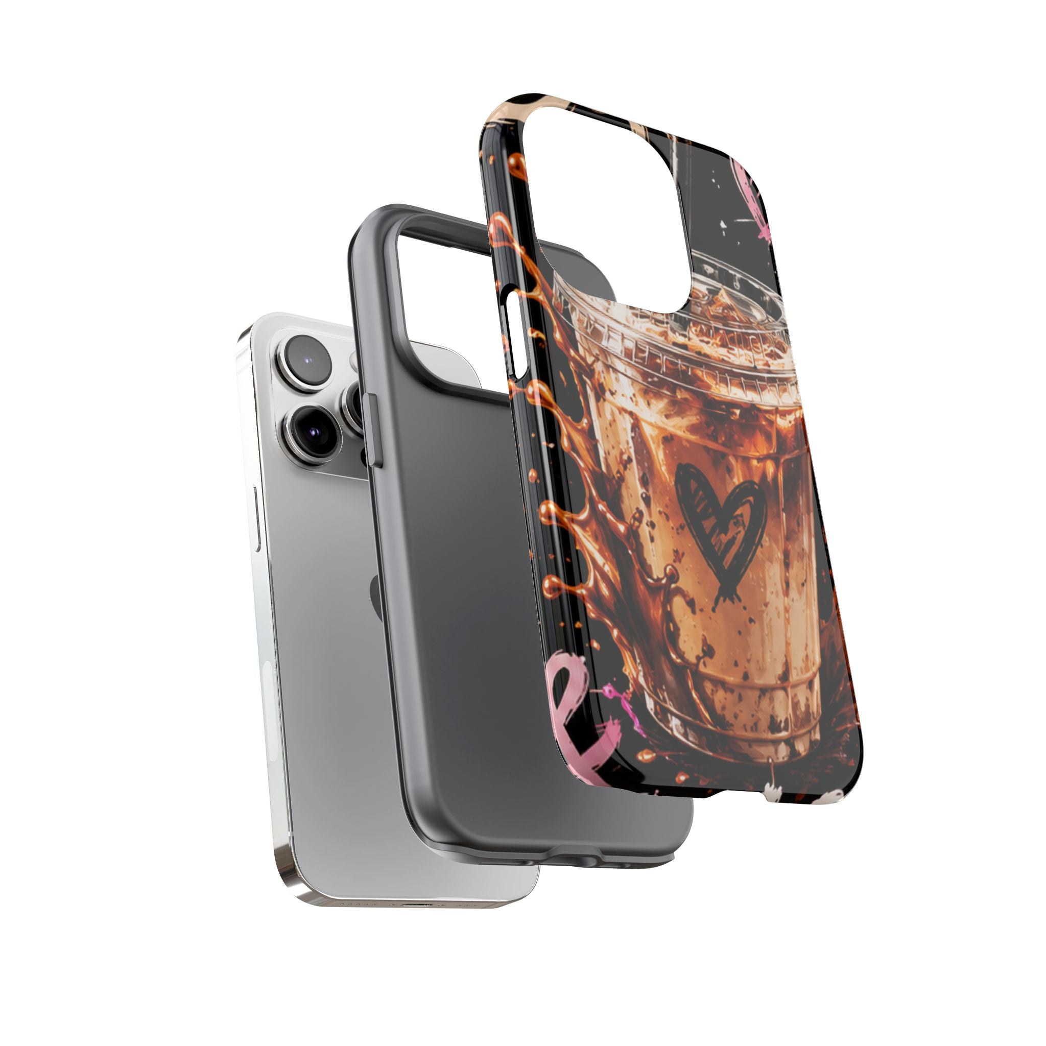 Iced Coffee Phone Case – 'Iced Coffee latte: Stylish Protective Case