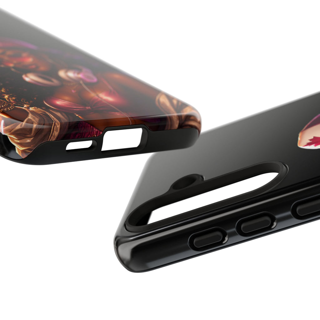 Phone Case - Cool Urban Woman with Headphones & Maple Hat