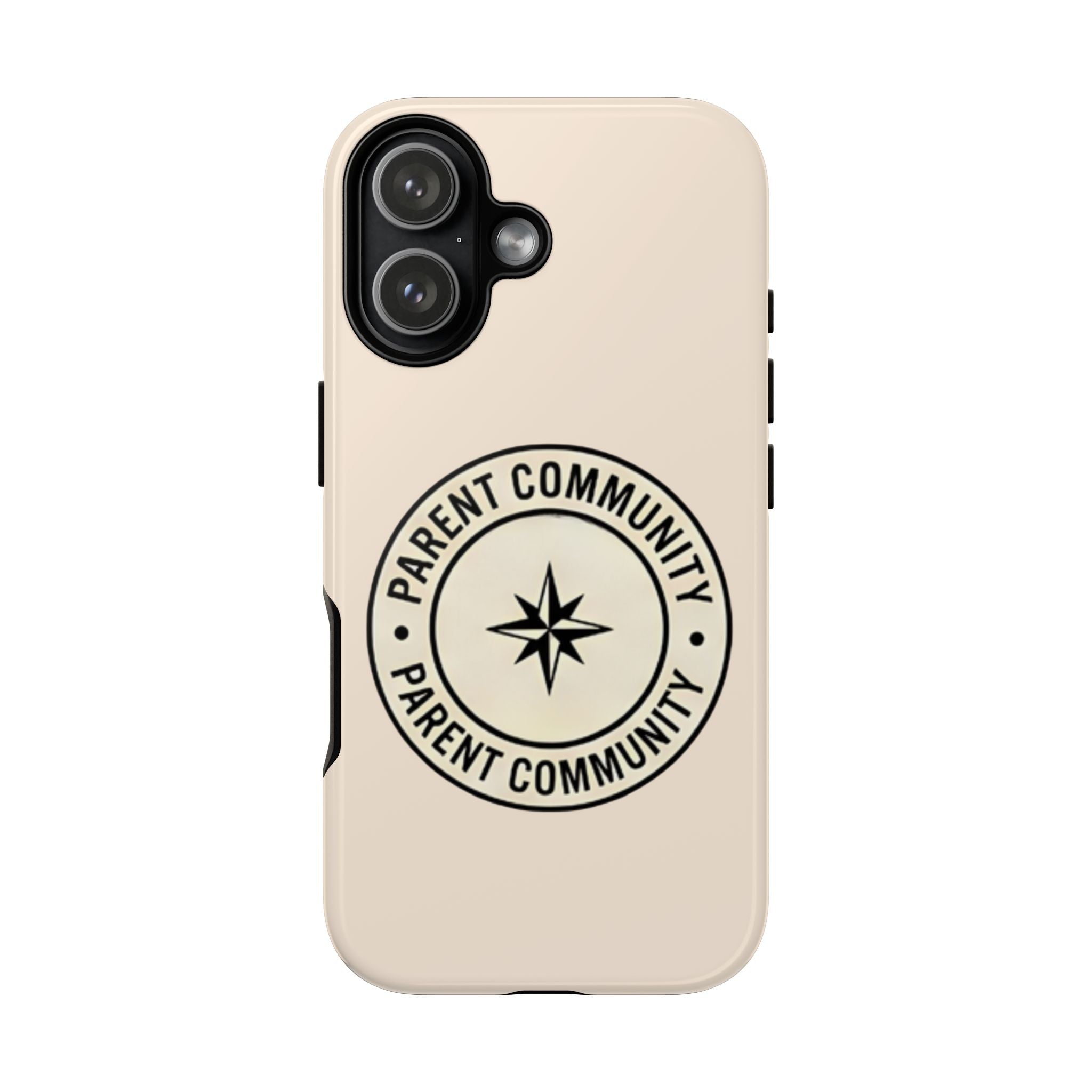 Parent Community Tough Phone Case — Durable Compass Logo Protective Cover