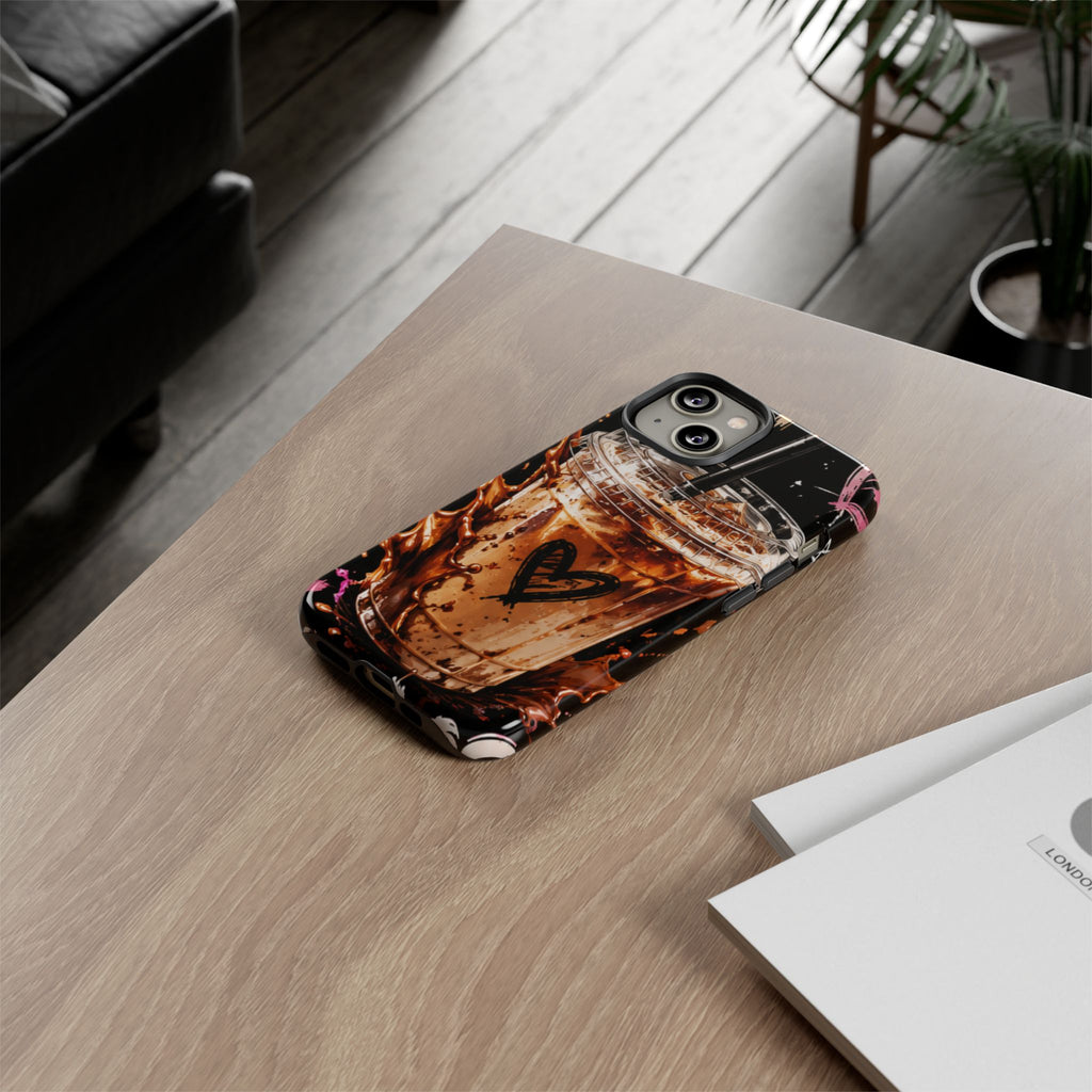 Iced Coffee Phone Case – 'Iced Coffee latte: Stylish Protective Case