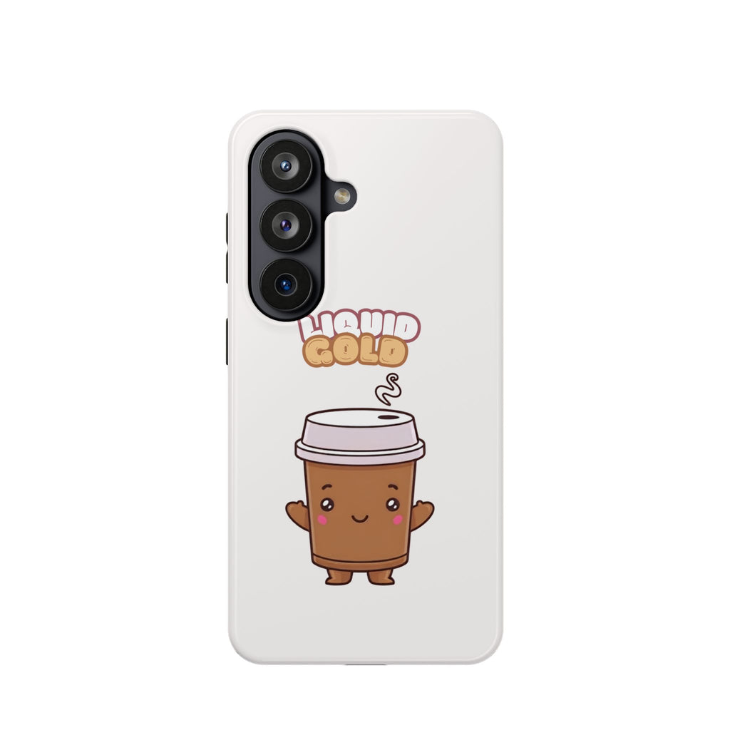 Coffee Cup Phone Case – “Liquid Gold” Cute Kawaii Espresso Impact-Resistant Case