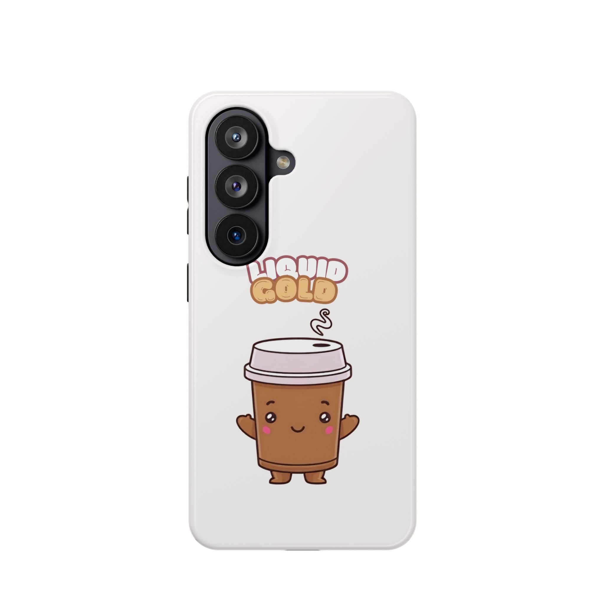 Coffee Cup Phone Case – “Liquid Gold” Cute Kawaii Espresso Impact-Resistant Case
