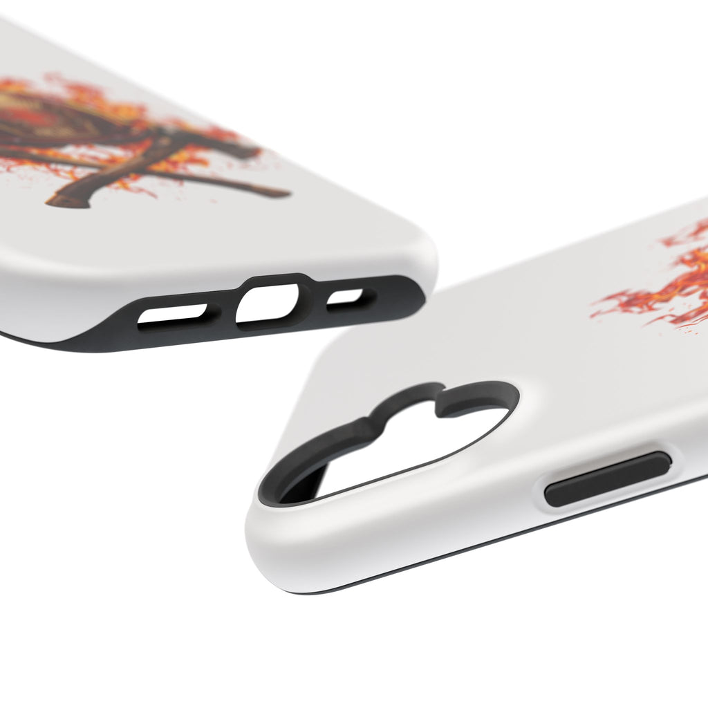 Firefighter Helmet Flames Phone Case — Station 117 Magnetic Impact-Resistant Case