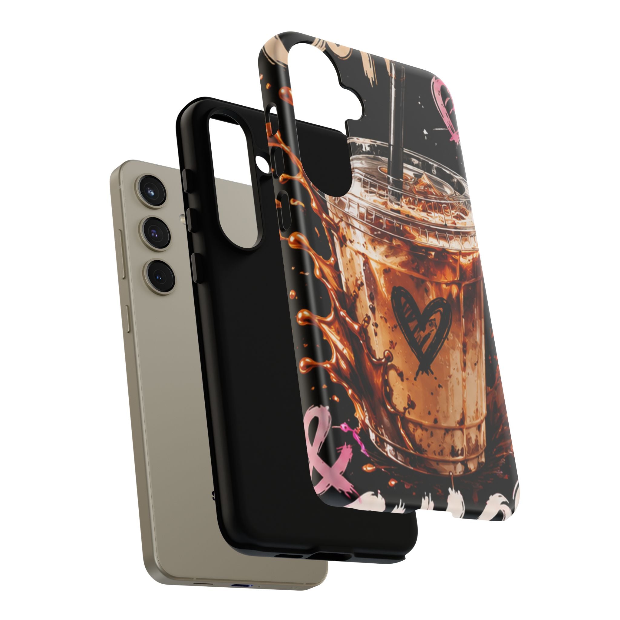 Iced Coffee Phone Case – 'Iced Coffee latte: Stylish Protective Case