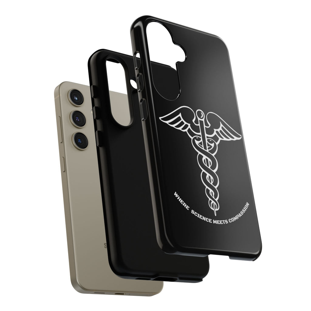 Medical Caduceus Phone Case — "Where Science Meets Compassion" Protective iPhone Cover