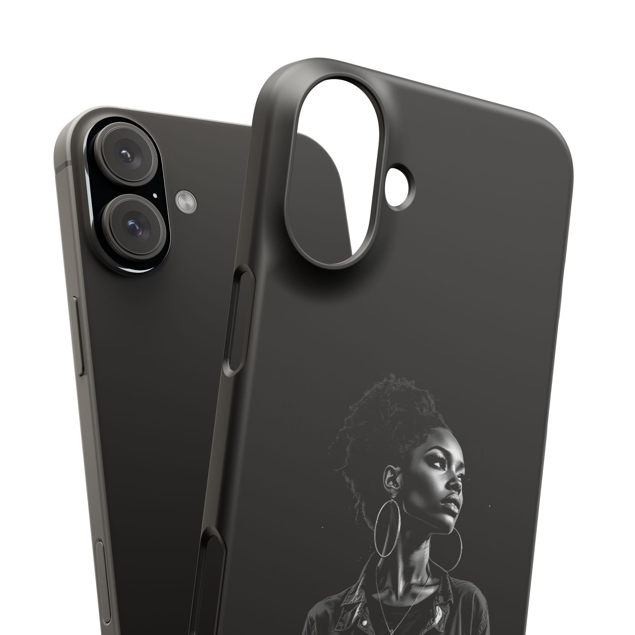 Phone Case — "Long Haul Loyalty" Black Portrait Snap Case