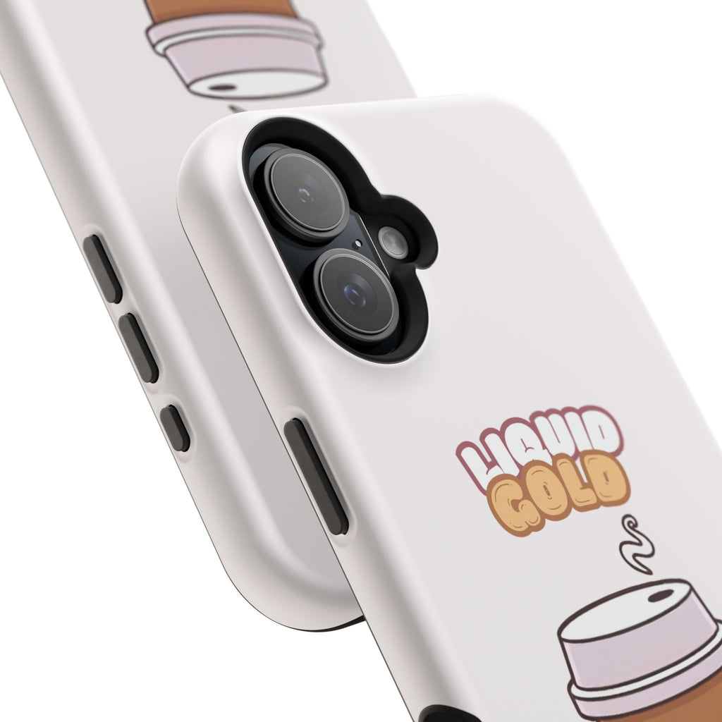 Coffee Cup Phone Case – “Liquid Gold” Cute Kawaii Espresso Impact-Resistant Case