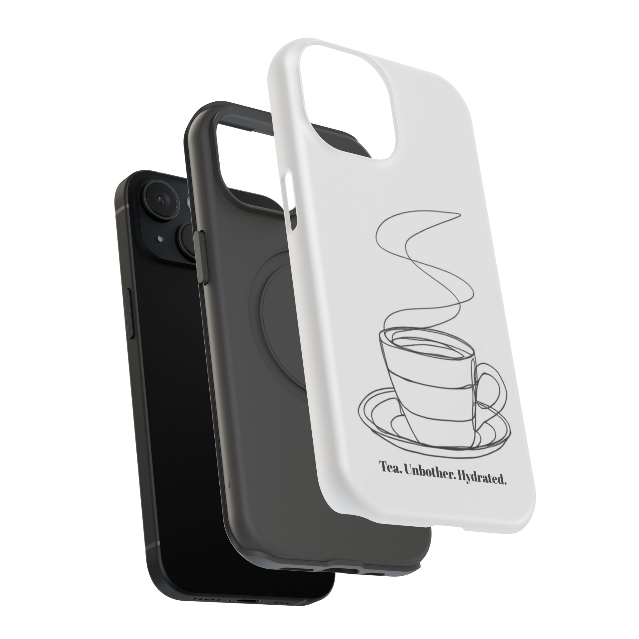 Tea Unbothered Hydrated Phone Case — Impact-Resistant