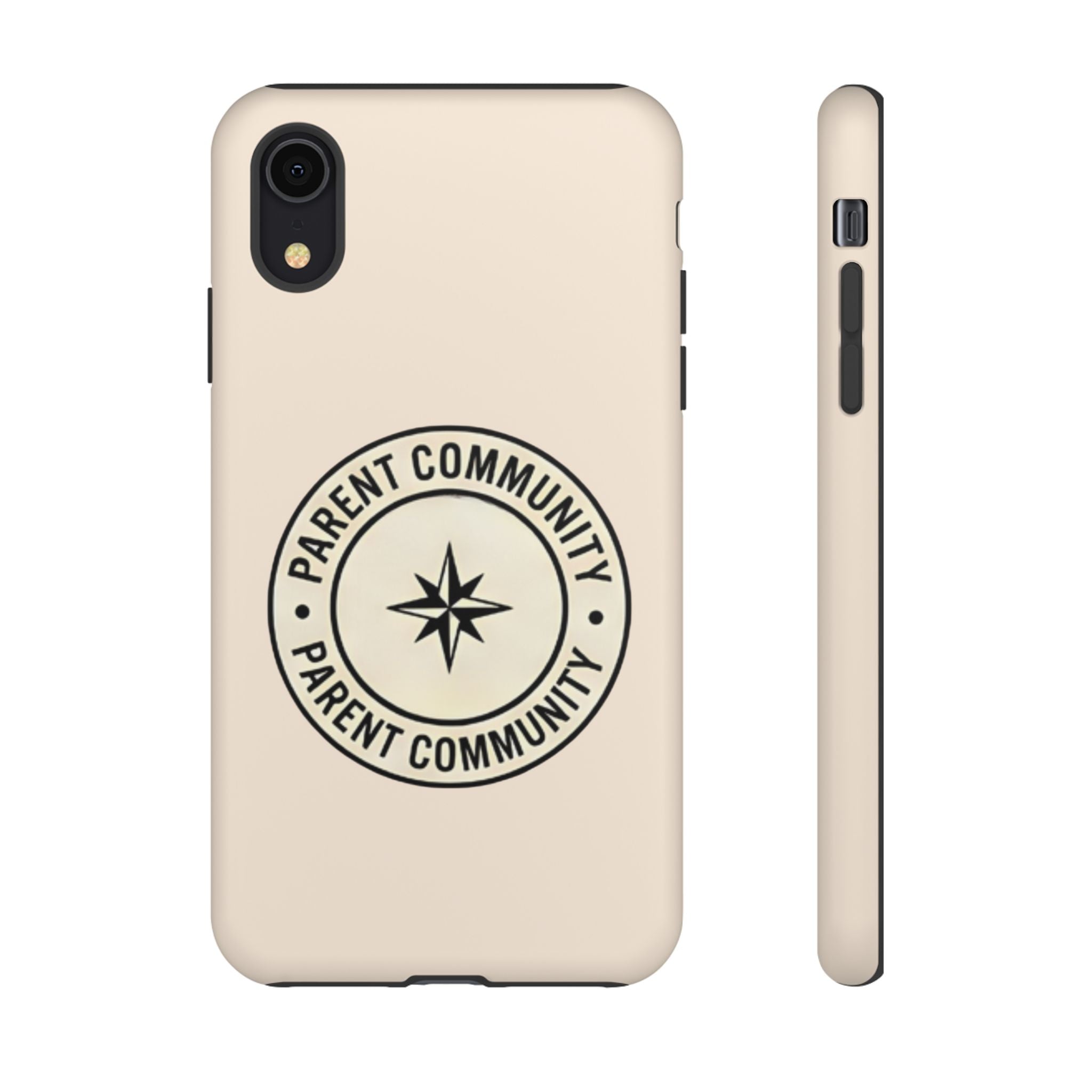 Parent Community Tough Phone Case — Durable Compass Logo Protective Cover