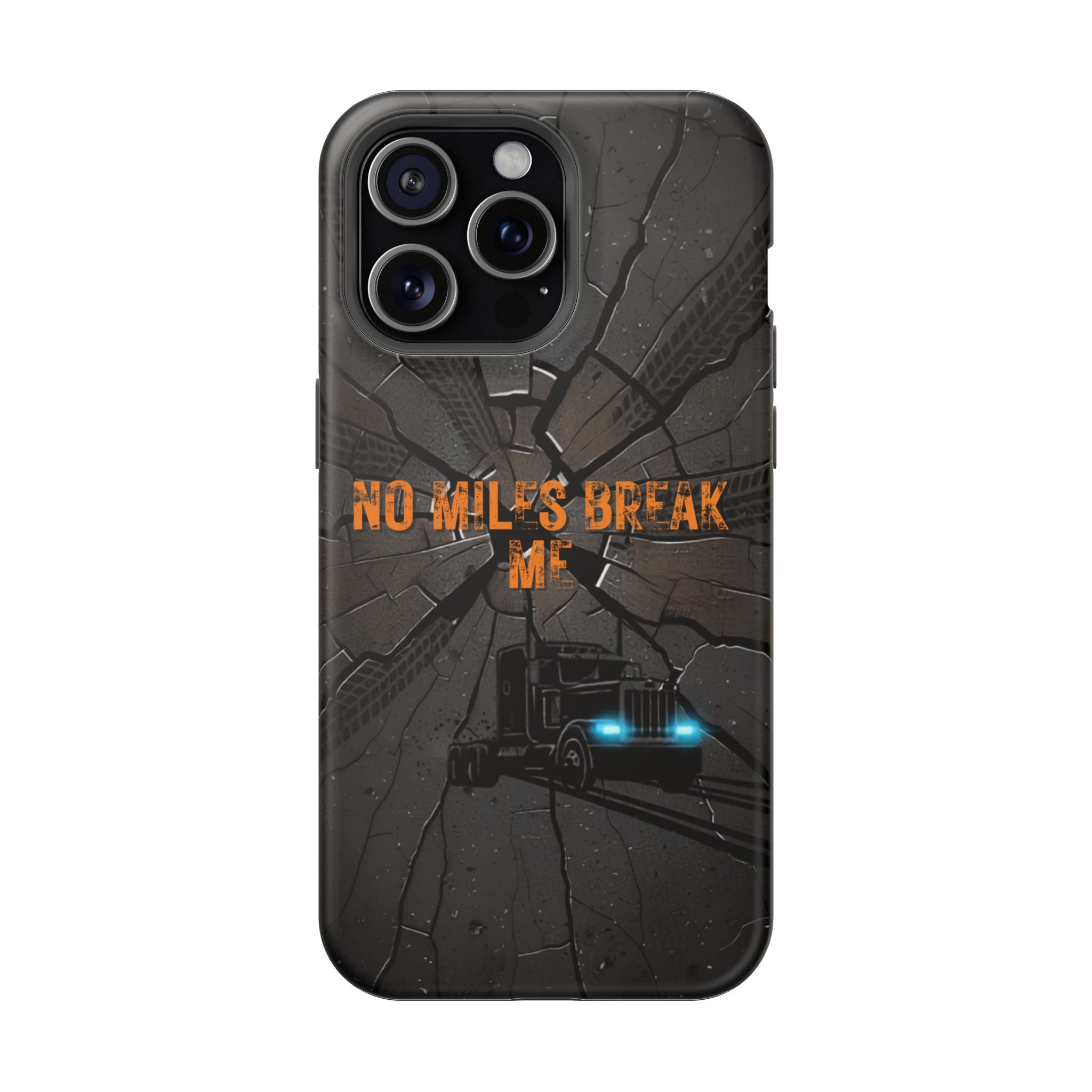 Phone Case — Fiery Semi Truck Magnetic Impact-Resistant Case