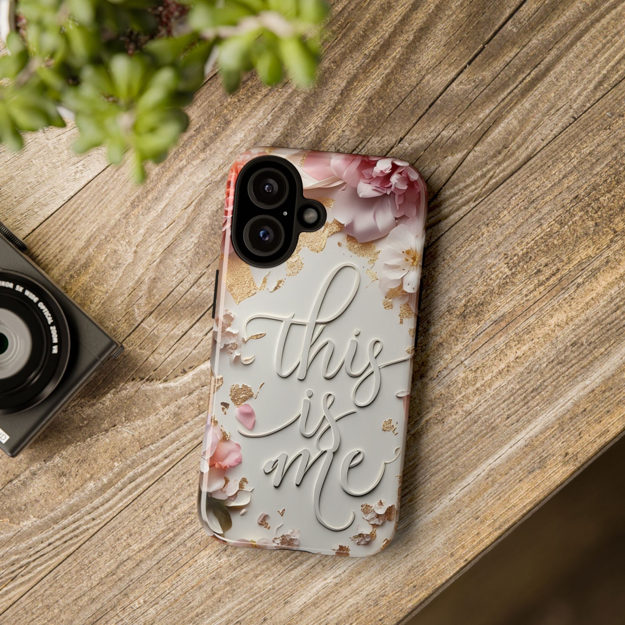 Phone Case — "This Is Me" Floral Tough Case