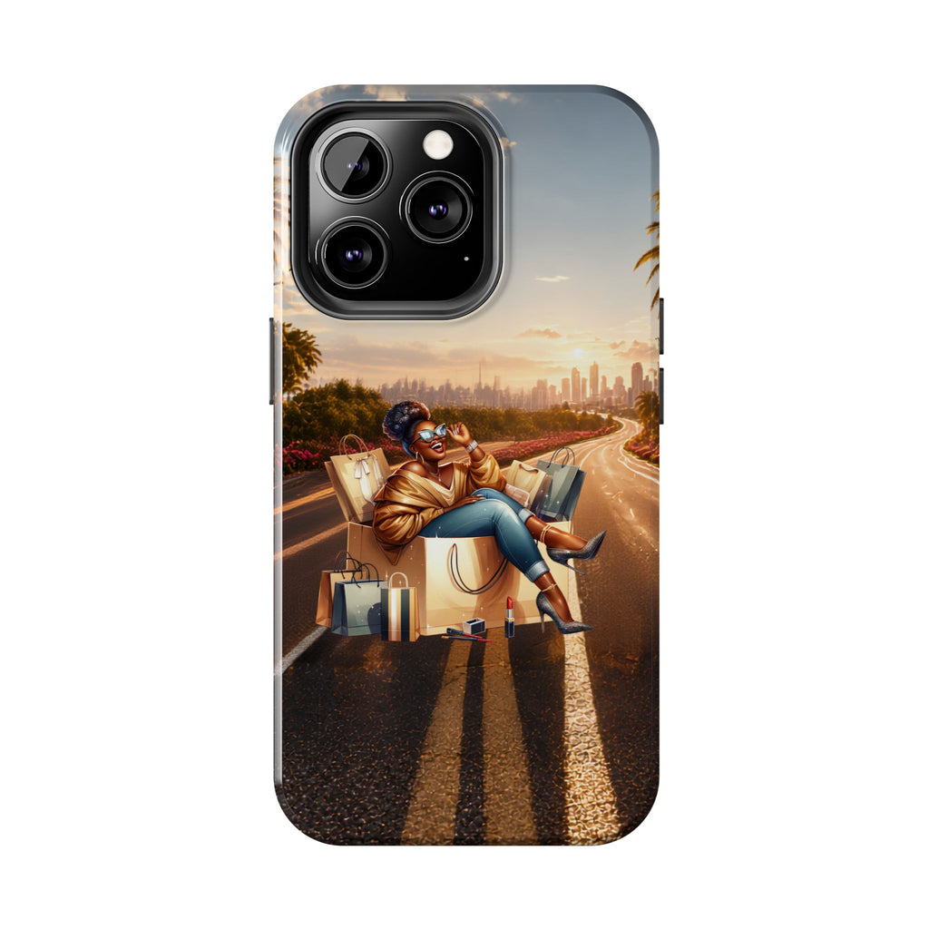 Sunset Roadtrip Tough Phone Case — Relaxed Traveler Design