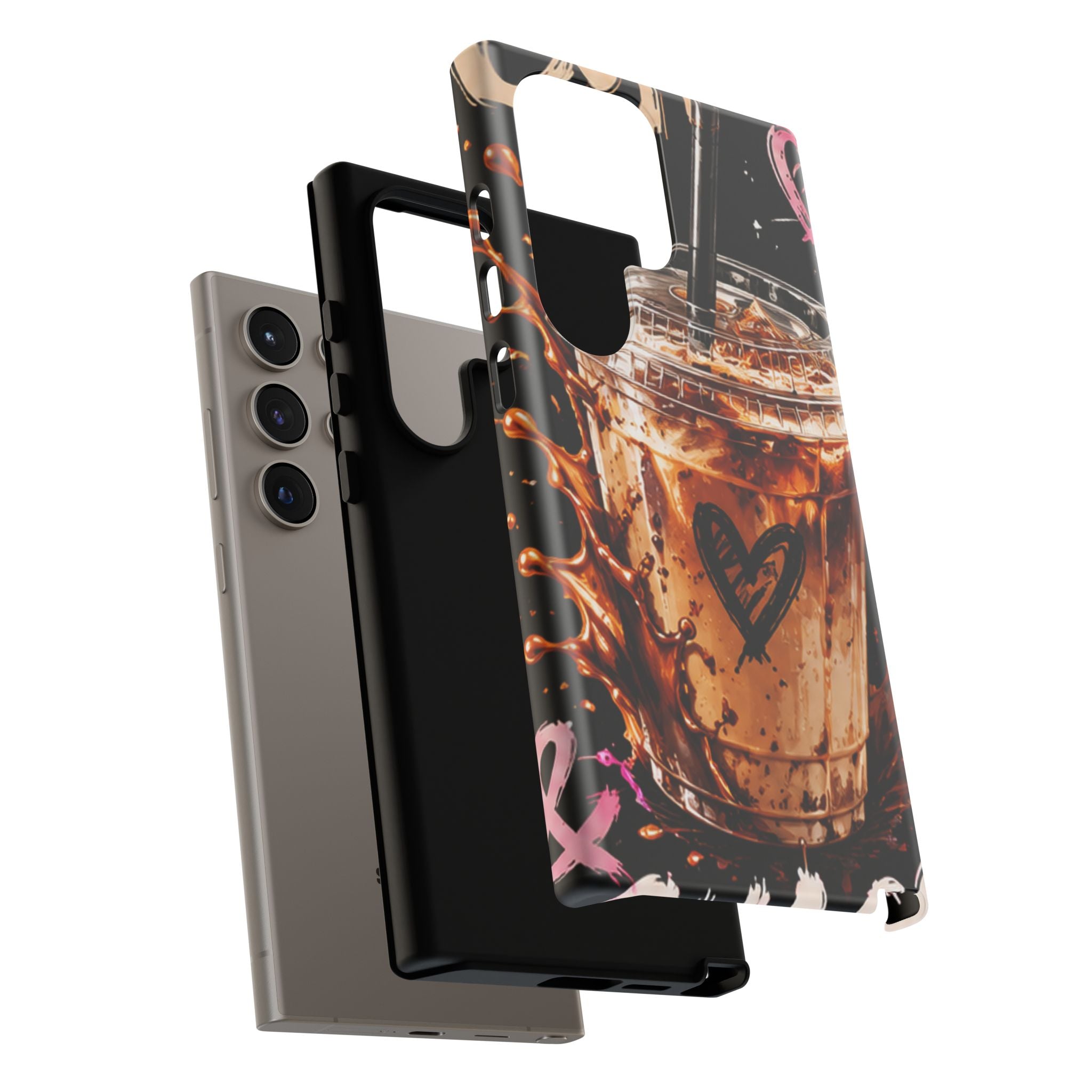 Iced Coffee Phone Case – 'Iced Coffee latte: Stylish Protective Case