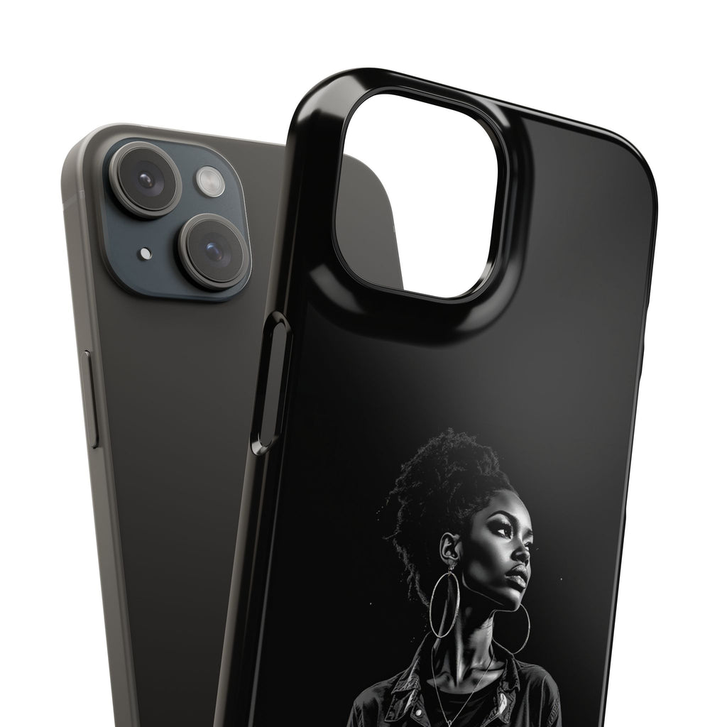 Phone Case — "Long Haul Loyalty" Black Portrait Snap Case