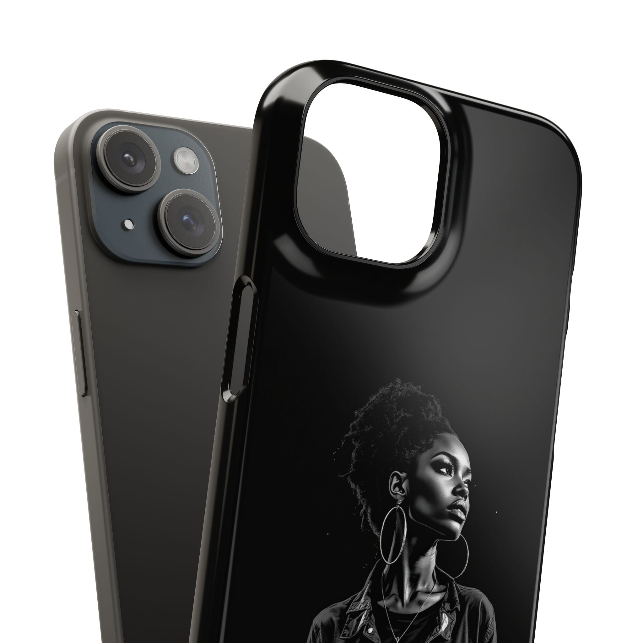 Phone Case — "Long Haul Loyalty" Black Portrait Snap Case