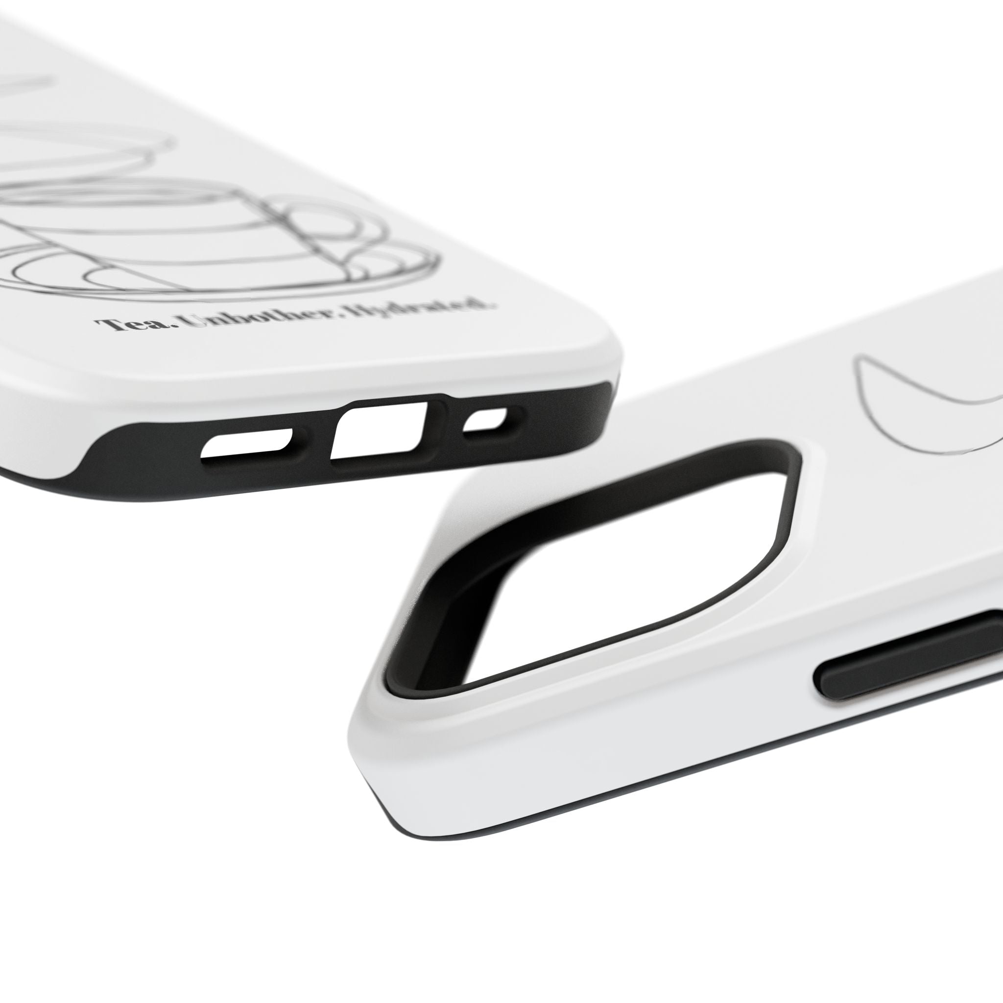 Tea Unbothered Hydrated Phone Case — Impact-Resistant