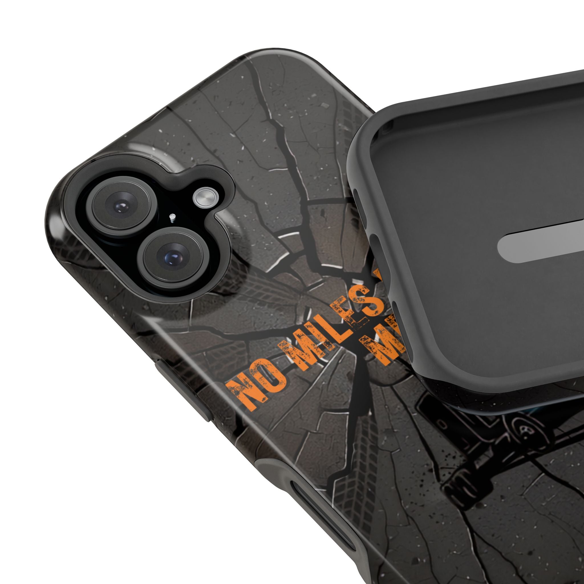 Phone Case — Fiery Semi Truck Magnetic Impact-Resistant Case
