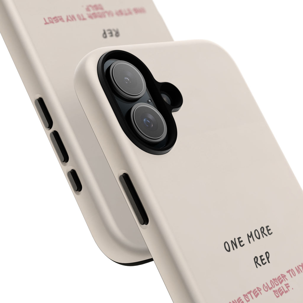 Gym Phone Case — "One More Rep" Workout Duffle & Sneakers Protective Case