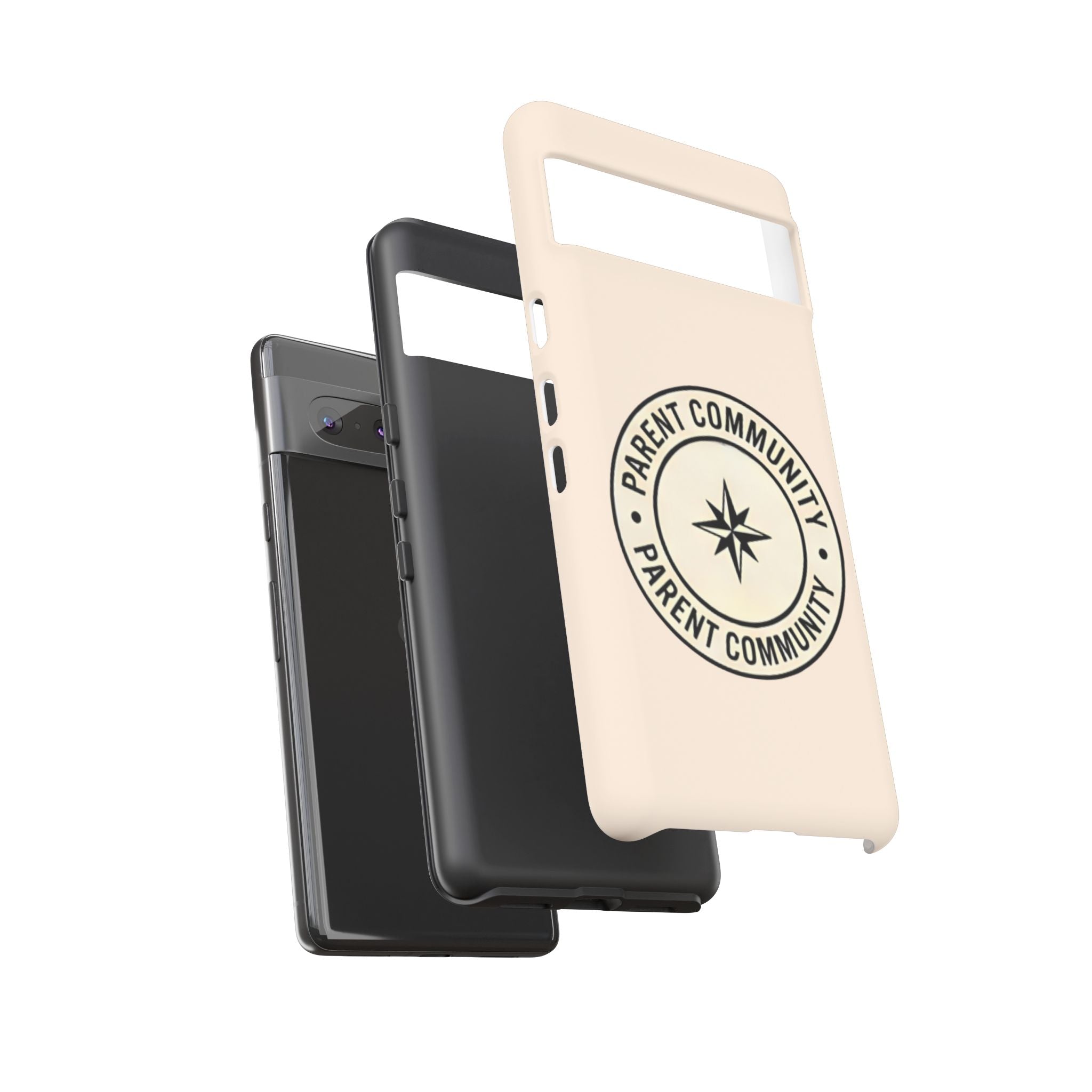 Parent Community Tough Phone Case — Durable Compass Logo Protective Cover