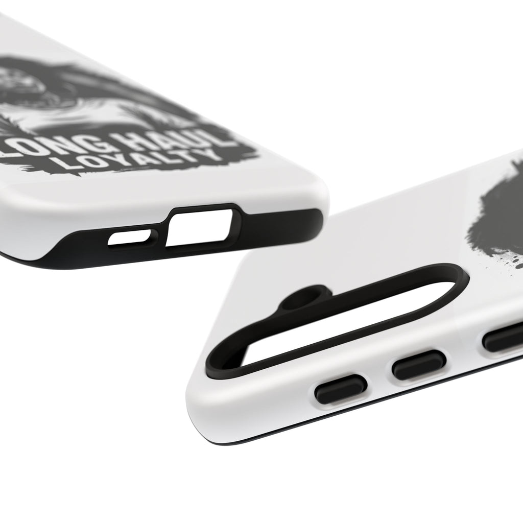 Phone Case — "Long Haul Loyalty" Black & White Portrait Protective Case