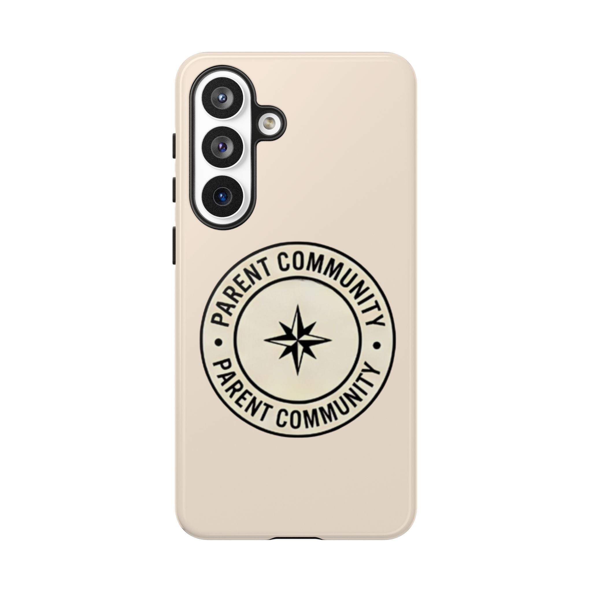 Parent Community Tough Phone Case — Durable Compass Logo Protective Cover