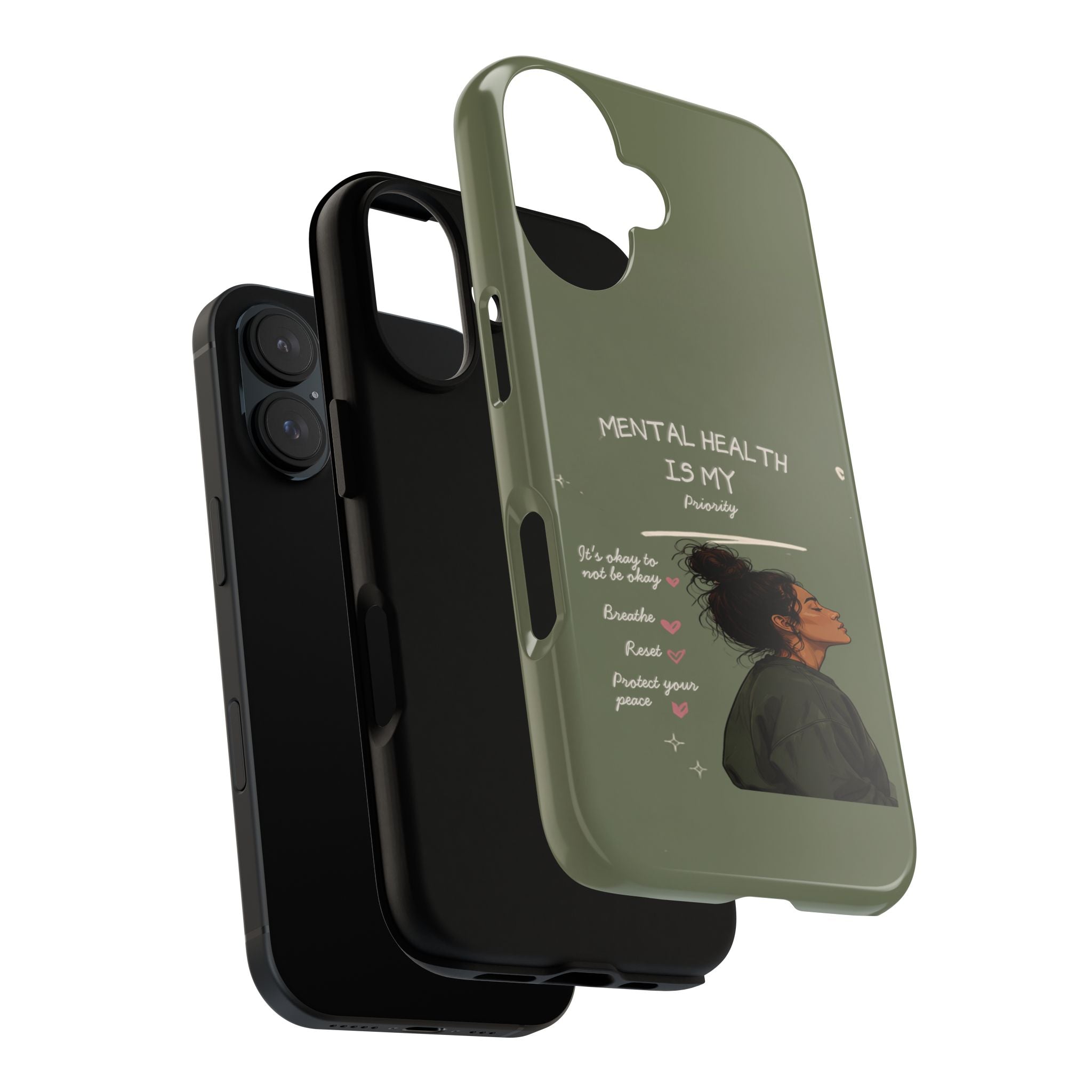 Mental Health Is My Priority Phone Case — Inspirational Protective iPhone Cover
