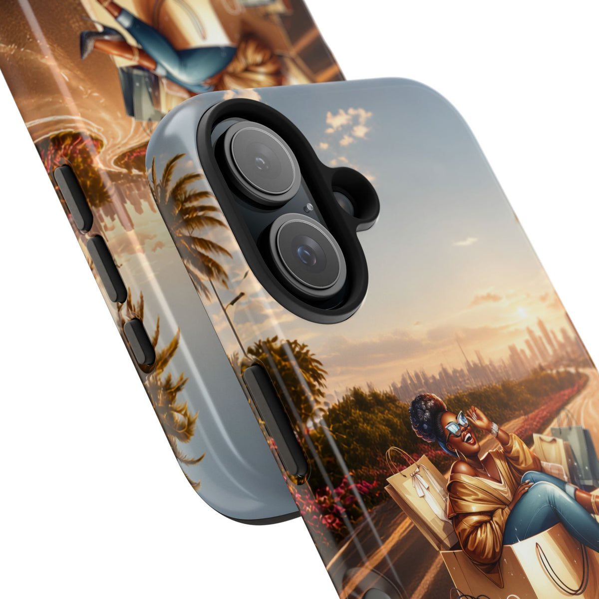 Sunset Roadtrip Tough Phone Case — Relaxed Traveler Design