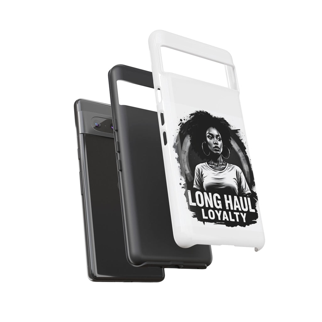 Phone Case — "Long Haul Loyalty" Black & White Portrait Protective Case