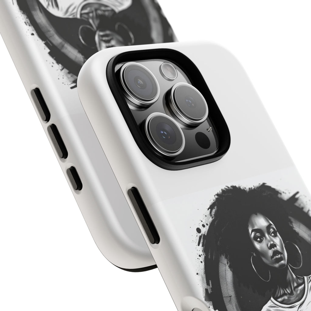 Phone Case — "Long Haul Loyalty" Black & White Portrait Protective Case