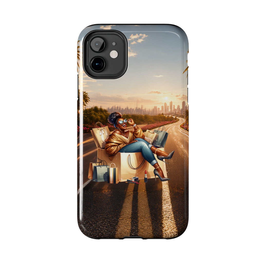 Sunset Roadtrip Tough Phone Case — Relaxed Traveler Design