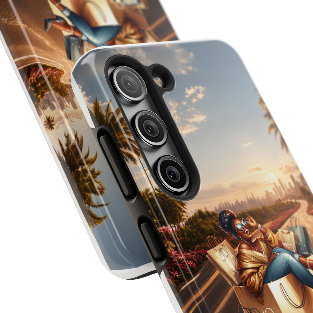 Sunset Roadtrip Tough Phone Case — Relaxed Traveler Design