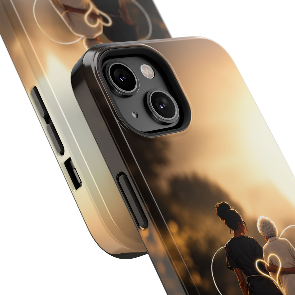 Caregiver Phone Case — Impact-Resistant Protective Case with Heart Design
