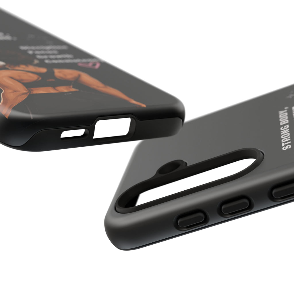 Strong Body, Strong Mind Phone Case — Motivational Fitness Protective Case