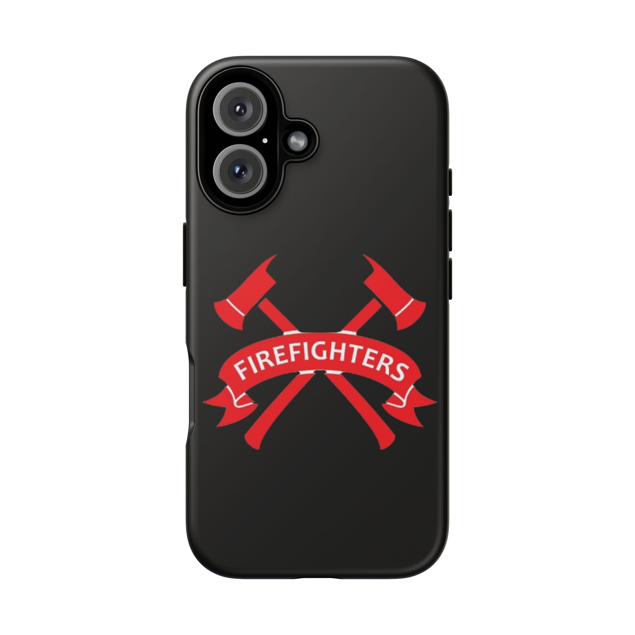 Firefighters Tough Phone Case — Red Crossed Axes Design