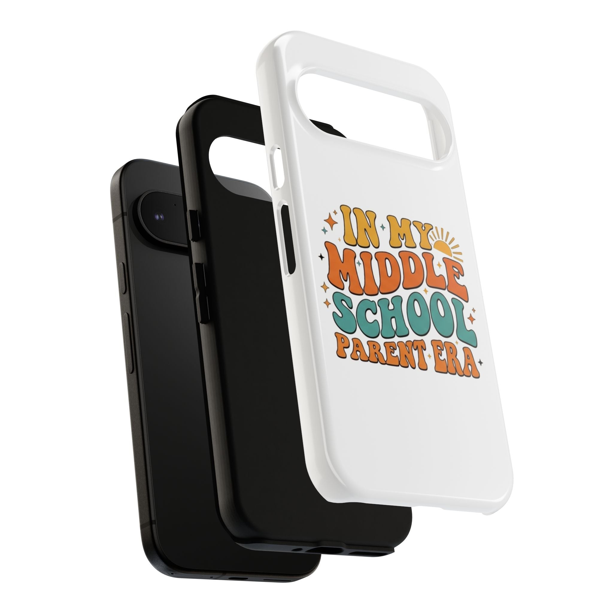 Middle School Parent Phone Case — "In My Middle School Parent Era" Retro Design